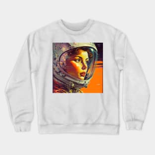We Are Floating In Space - 09 - Sci-Fi Inspired Retro Artwork Crewneck Sweatshirt